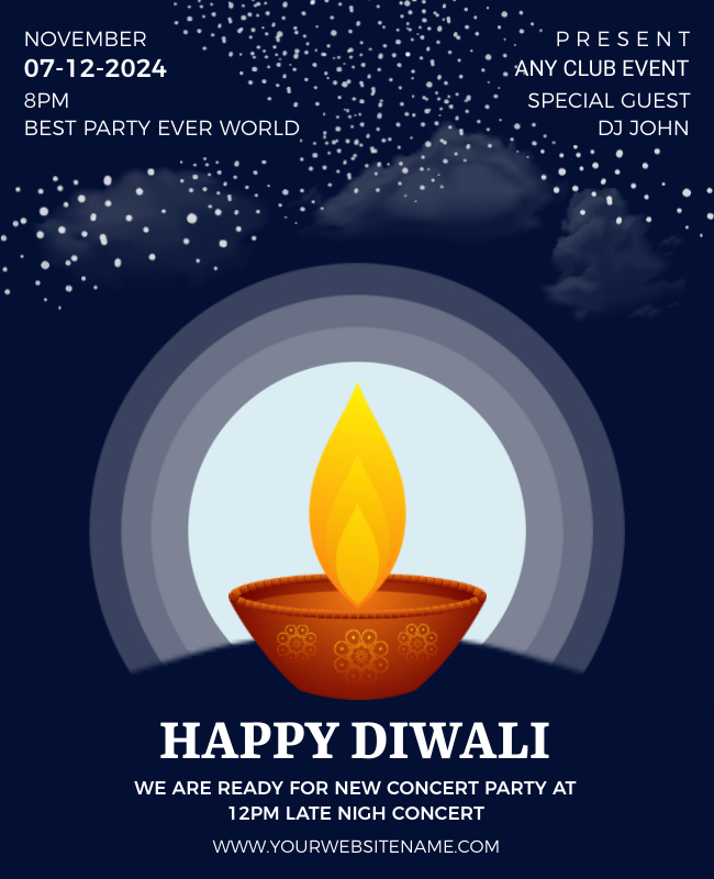 happy diwali post templates