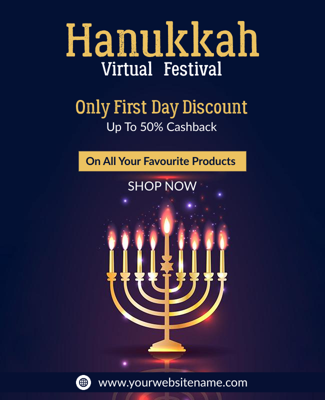 Virtual Hanukkah Festival Poster