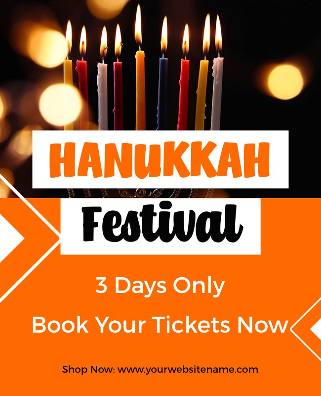 Virtual Hanukkah Festival Template
