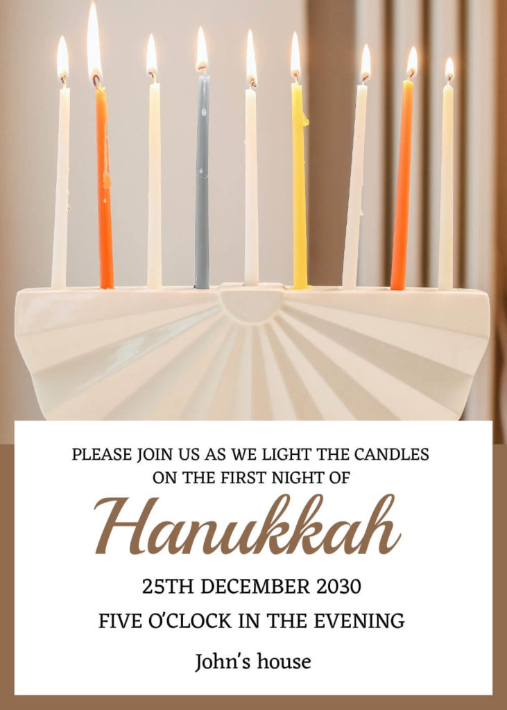 Diy Hanukkah Card Template