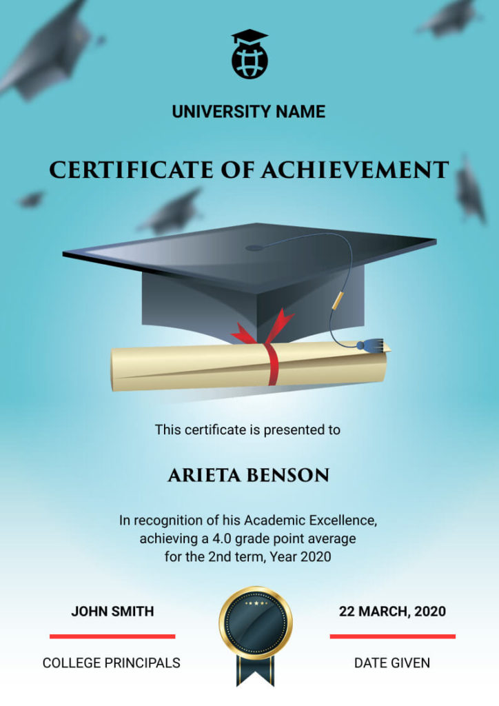 Modern Certificate Sample