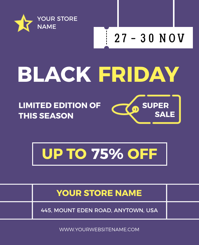 Black Friday Limited Edition Sale