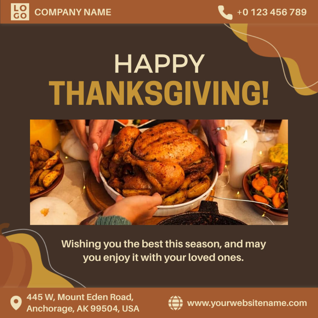 Thanksgiving Company Cards