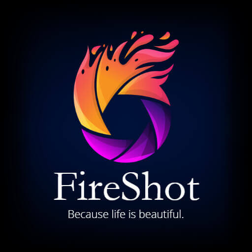 Fire Shot Photography Logo Design