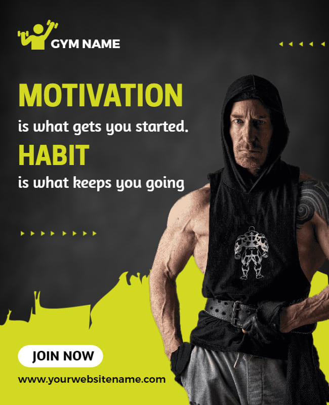 Fitness Motivation Flyer