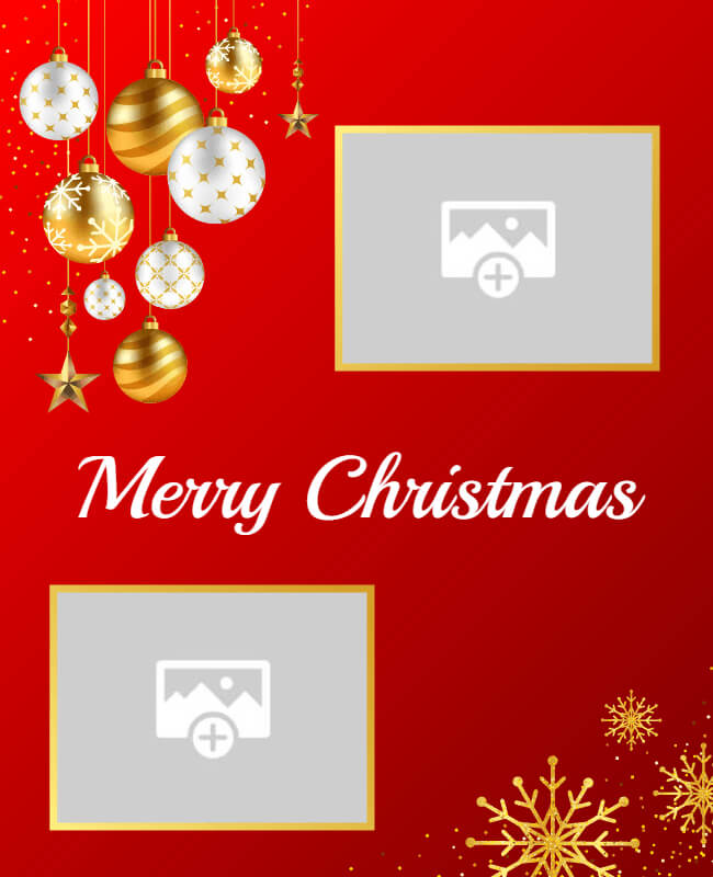 Golden Shine Christmas Card Background