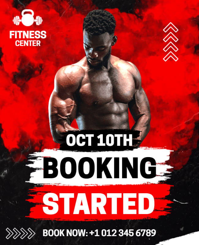 Gym Booking Started Flyer