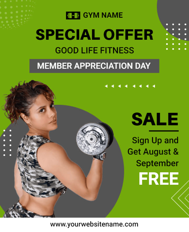 Gym Promotion Flyer