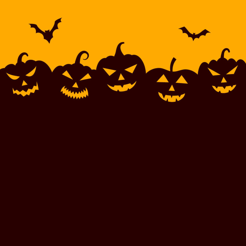 Pumpkin Halloween Card Background