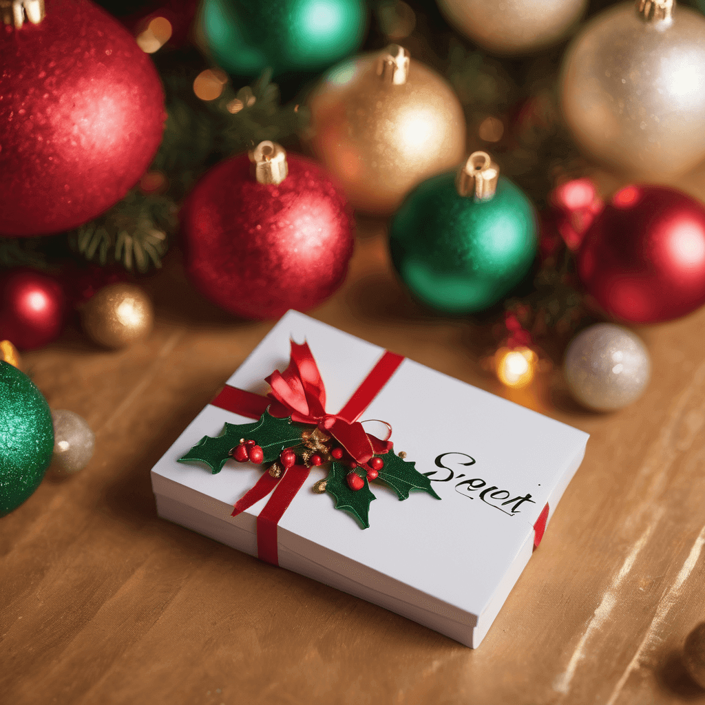 secret santa card design
