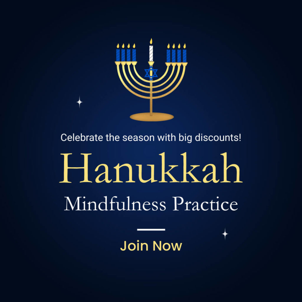 Hanukkah Mindfulness Practice Instagram Post
