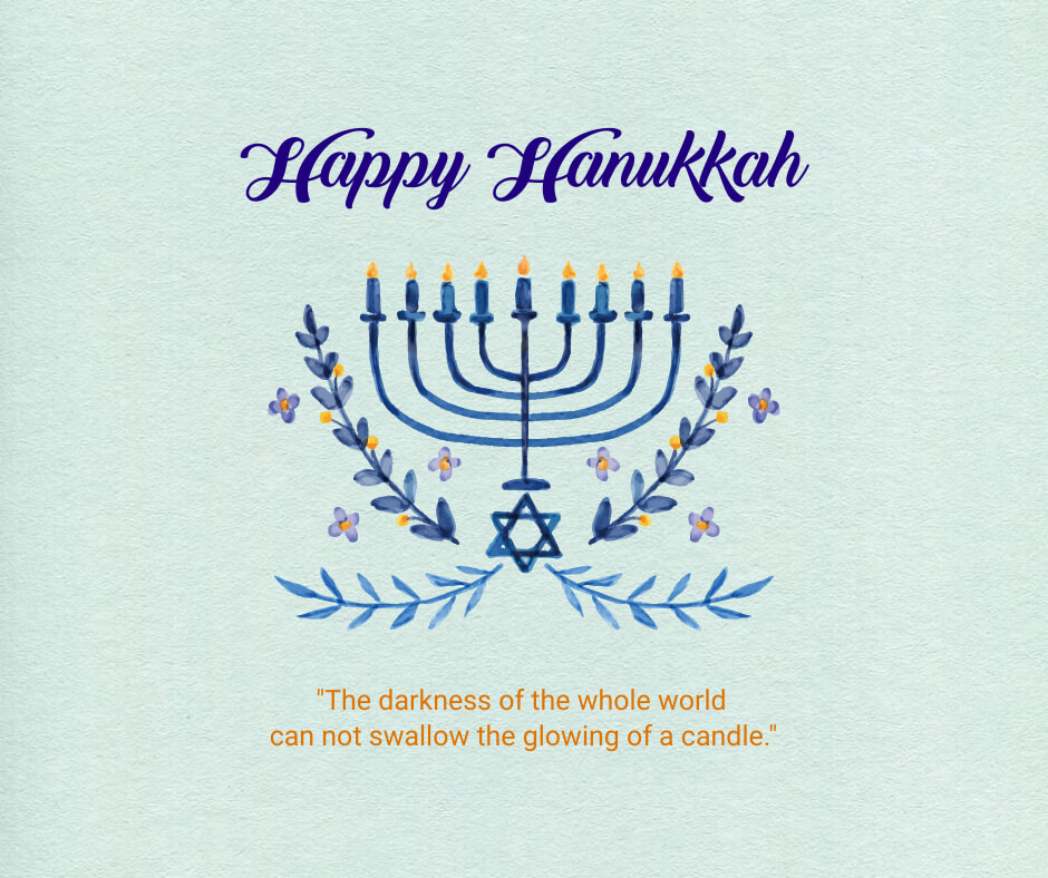 Happy Hanukkah Facebook Post Template