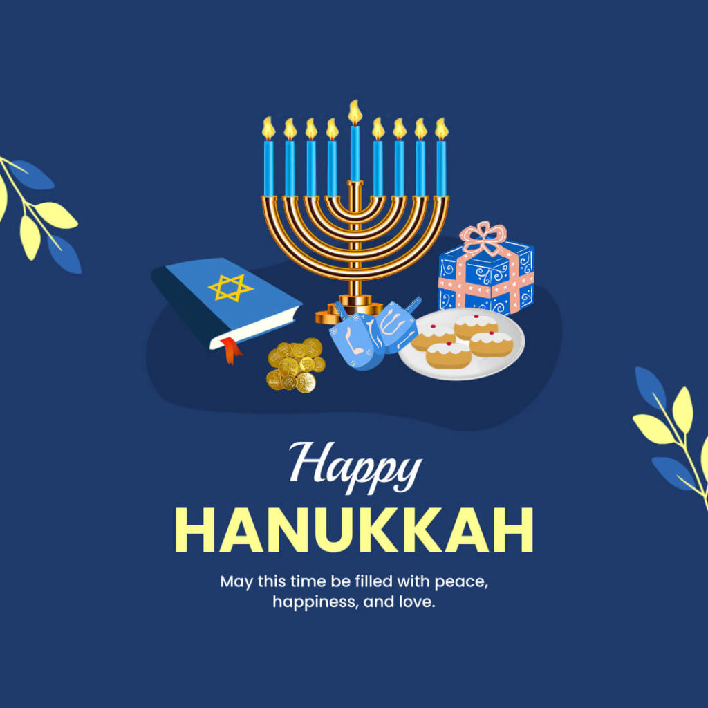 Happy Hanukkah Instagram Post Template