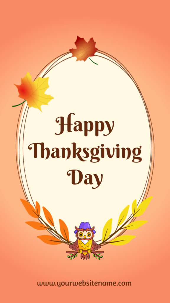 Happy Thanksgiving greetings card