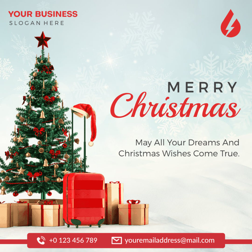 merry christmas business post idea