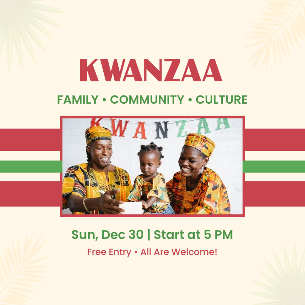 Kwanzaa Family Poster Template 