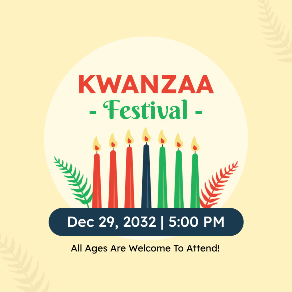 Kwanzaa Festival Poster Template