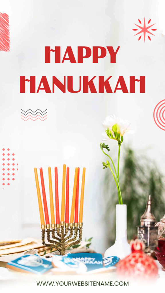 Minimalist Hanukkah Greeting Card