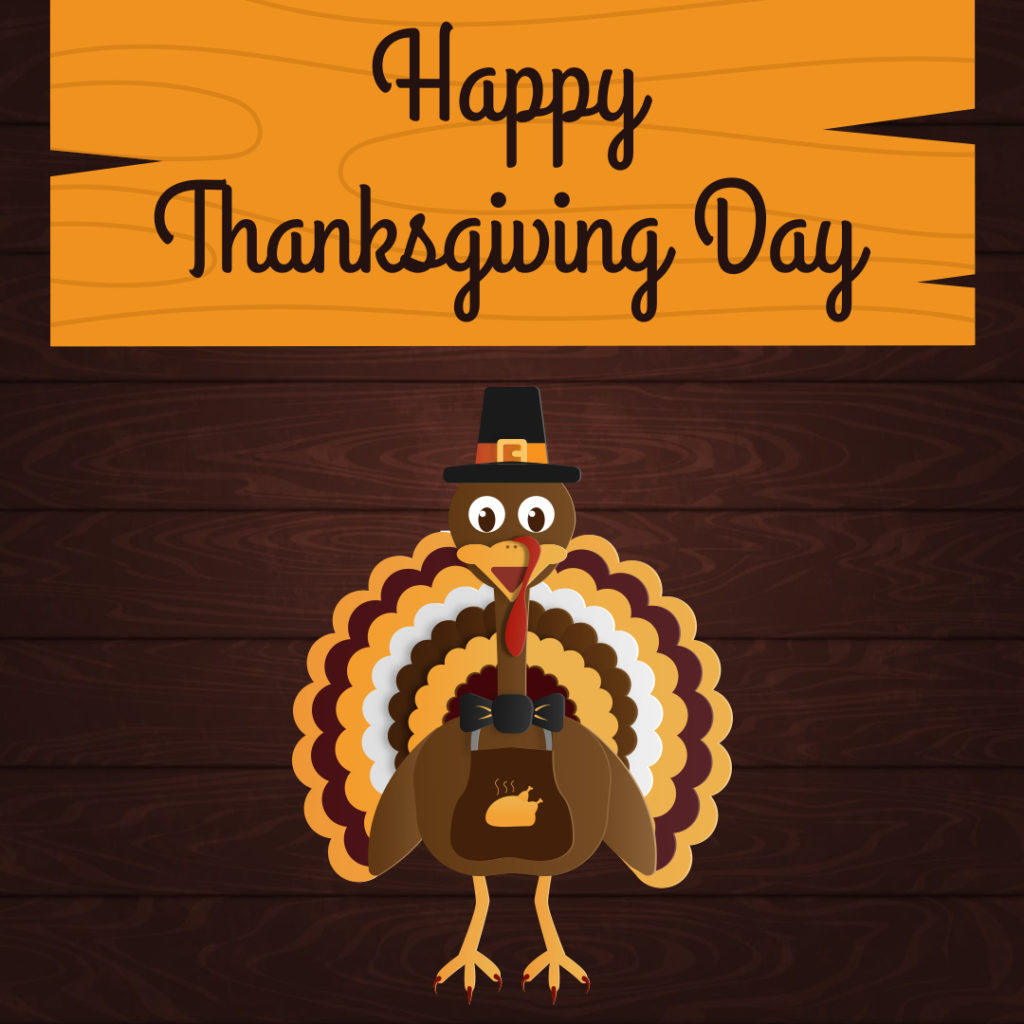 Cute Thanksgiving day cards 
