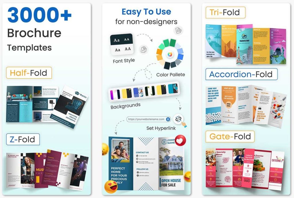 eBrochure app to Customize a Brochure
