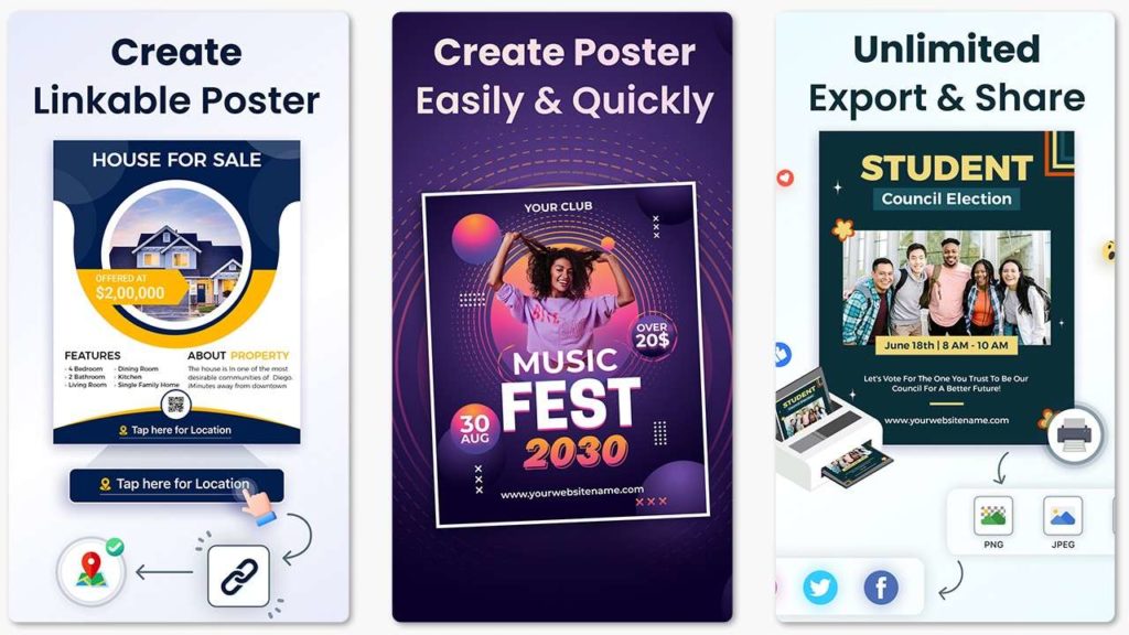 Poster Maker app to Create a Poster