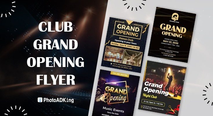 Club Grand Opening Flyer Ideas
