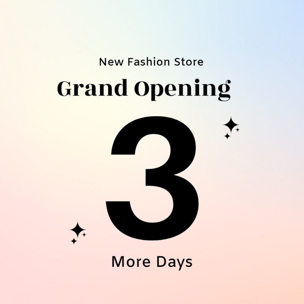 New Store Opening Countdown 