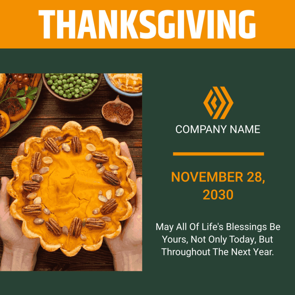 thanksgiving card for boss