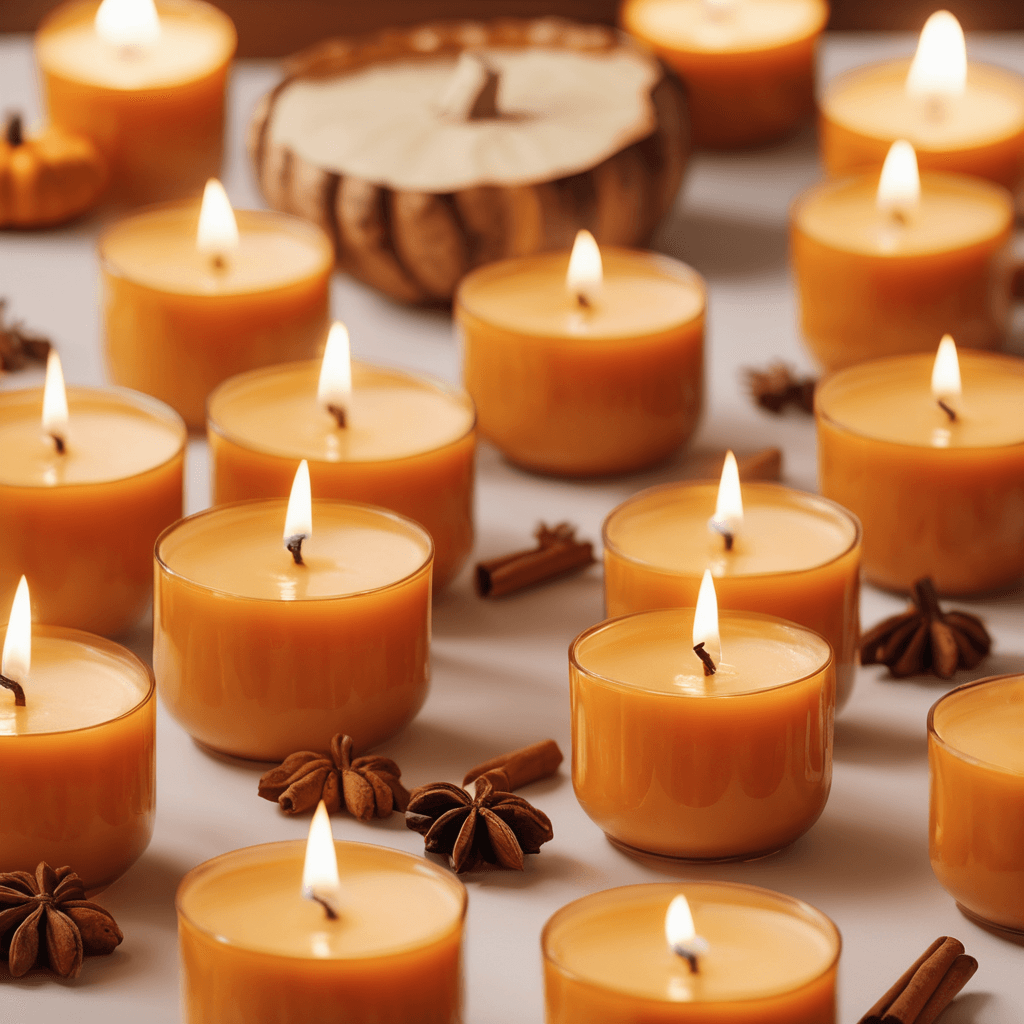 Thanksgiving Pumpkin Spice Candles