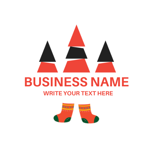 sock exchange christmas logo idea