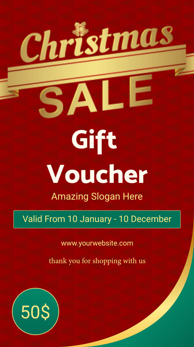 15 Christmas Gift Voucher Ideas Create Festive Designs