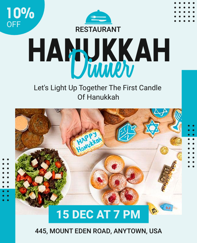 Hanukkah Food Poster