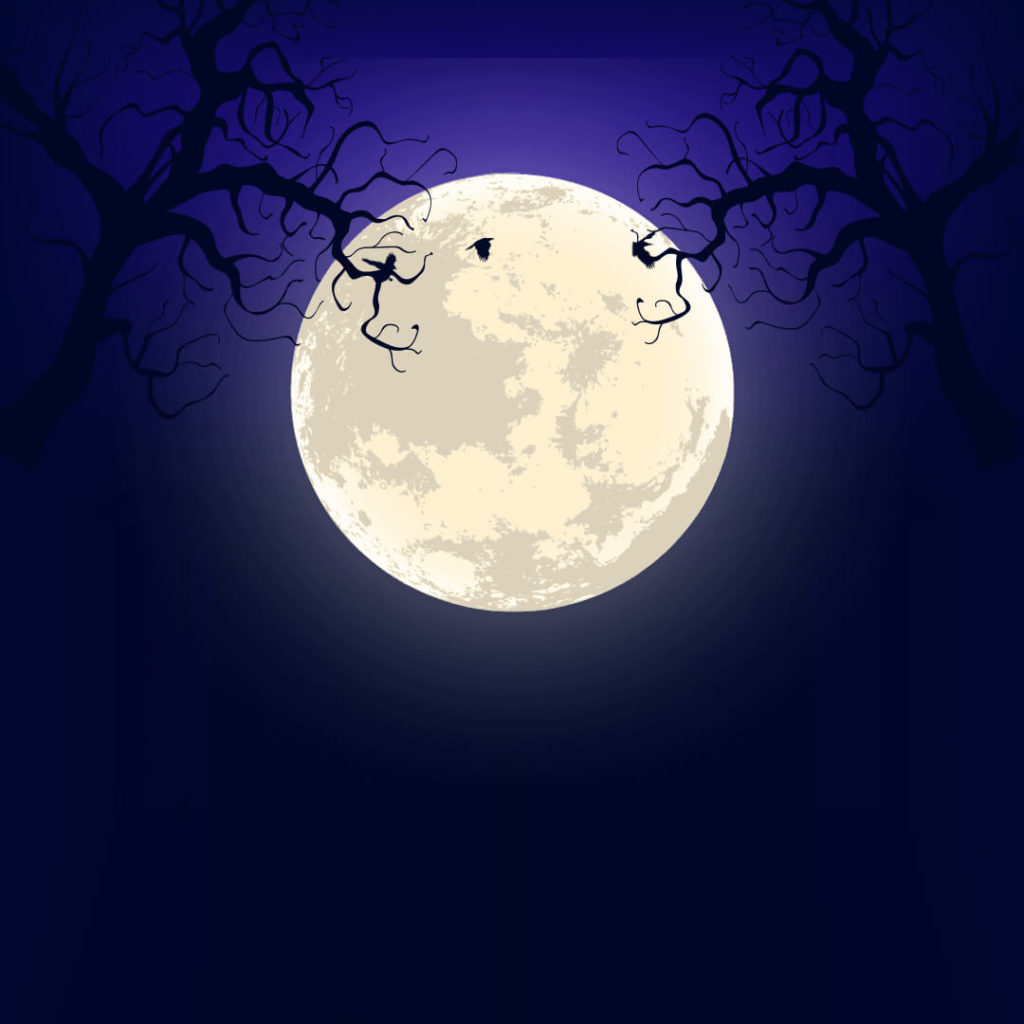Gradient Halloween Card Background