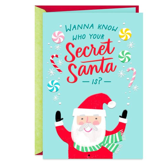 secret santa card template
