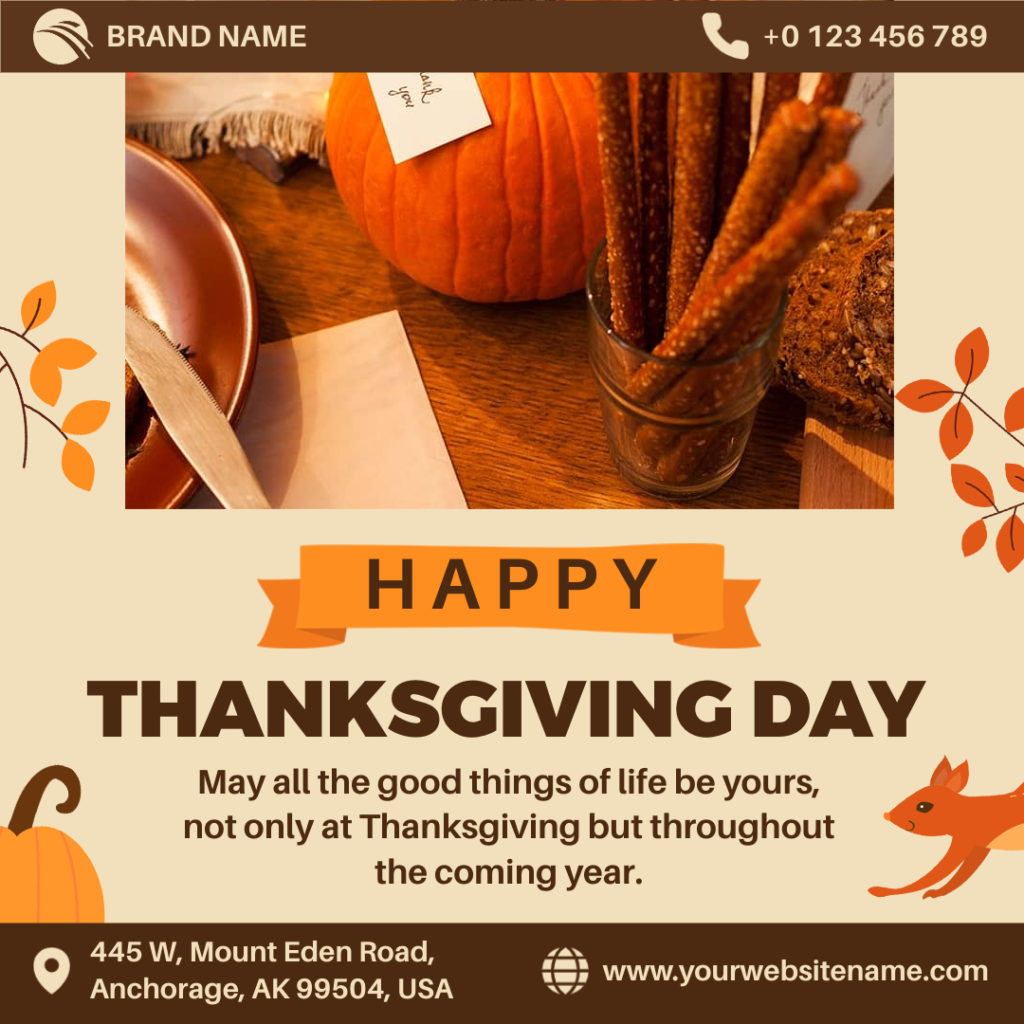 thanksgiving greeting email card