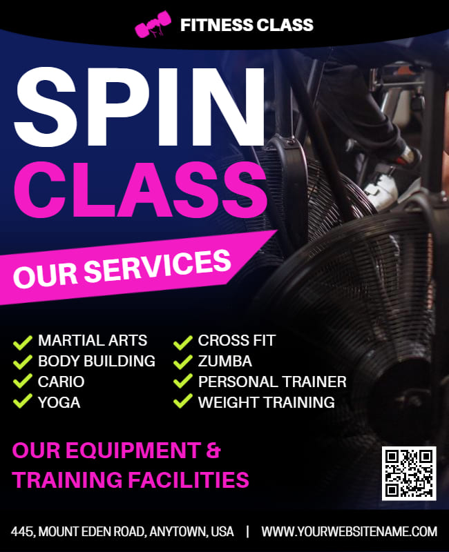 Spin Class Flyer