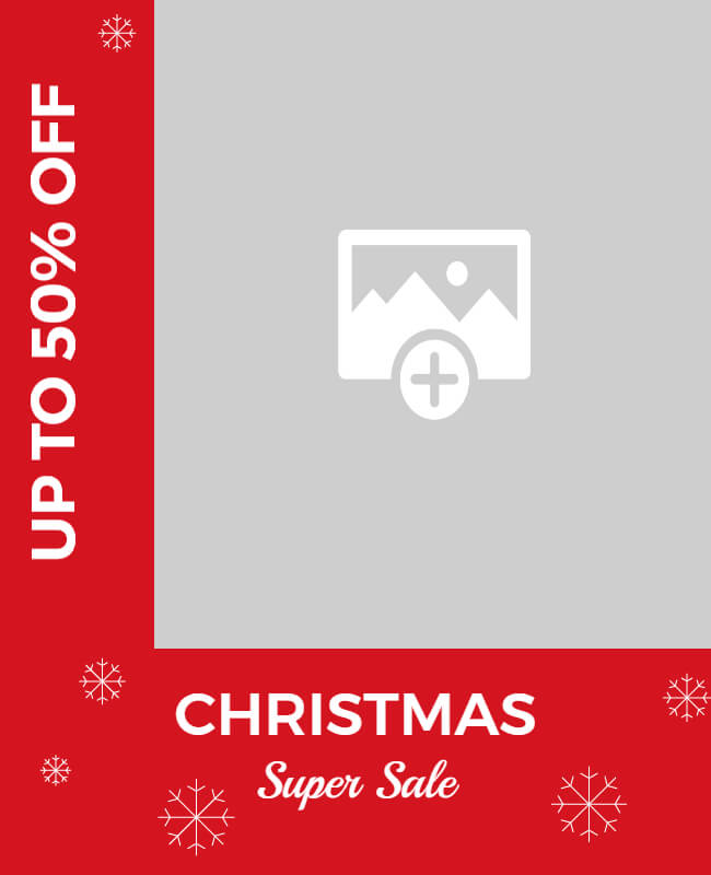 Super Sale Christmas Card Background