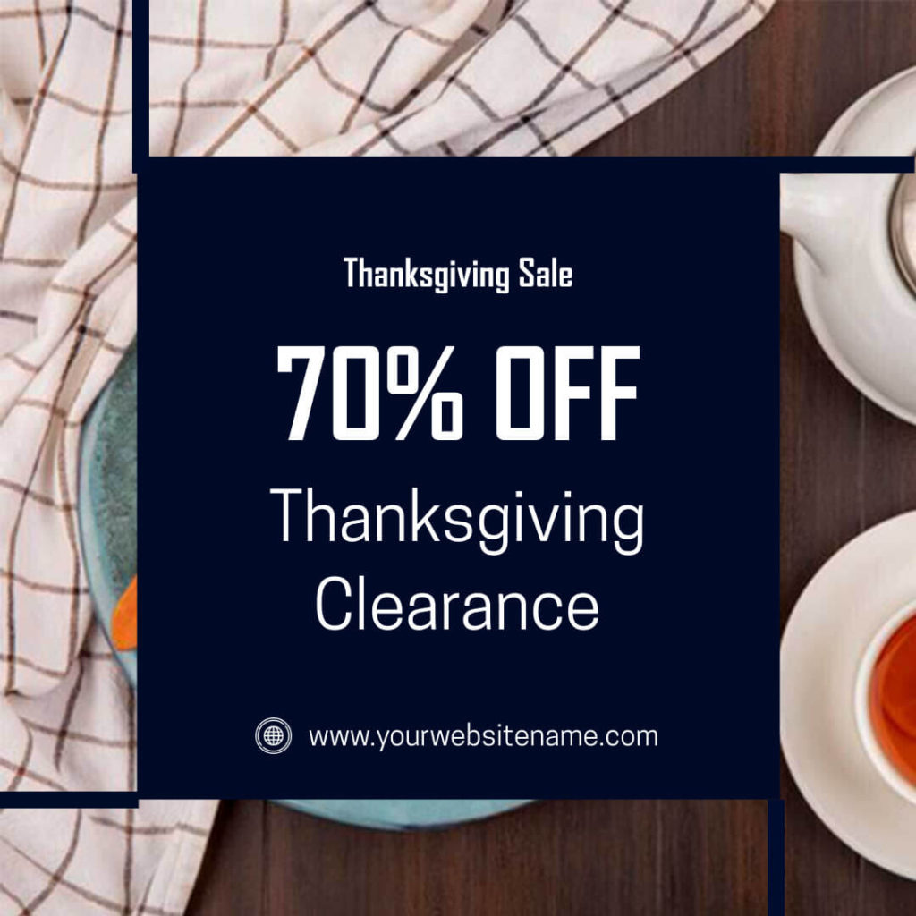 Thanksgiving Clearance Post
