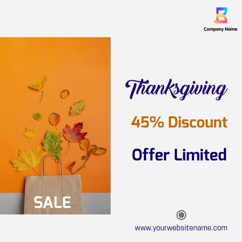 Thanksgiving Discount Deal Post