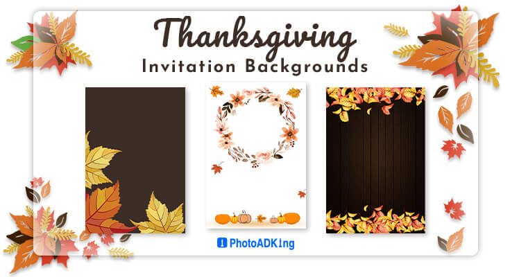 Thanksgiving Invitation Backgrounds
