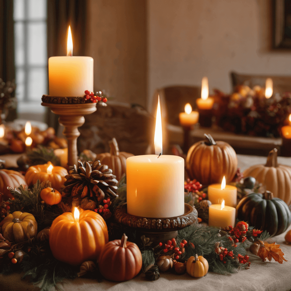 thanksgiving candles design