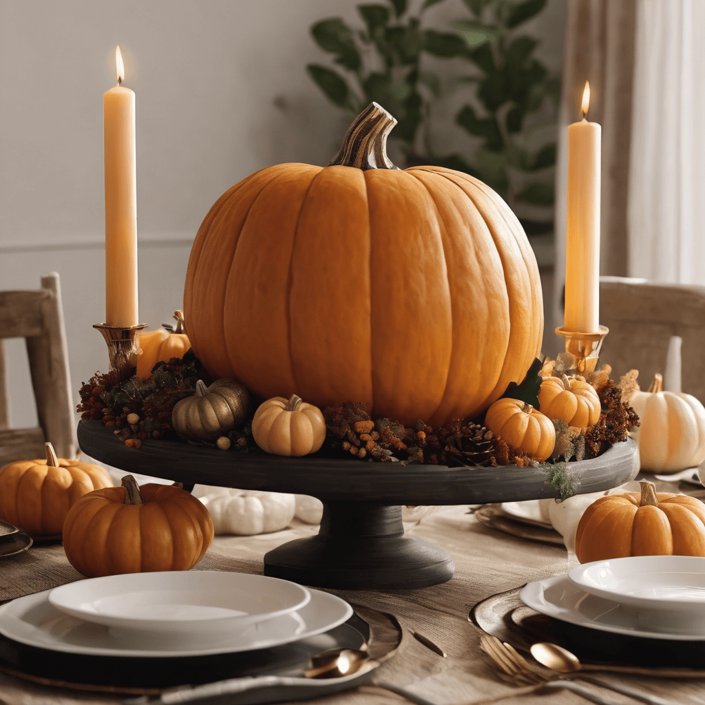 Thanksgiving Pumpkin Centerpiece design