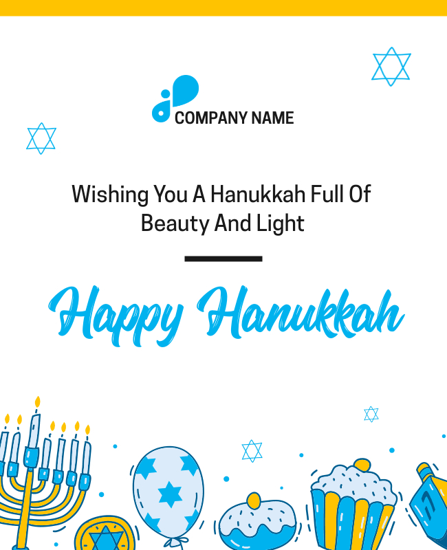 Hanukkah Blessings Poster idea