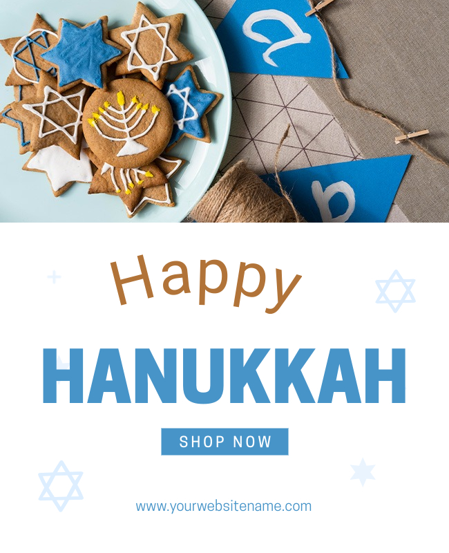 Happy Hanukkah Template