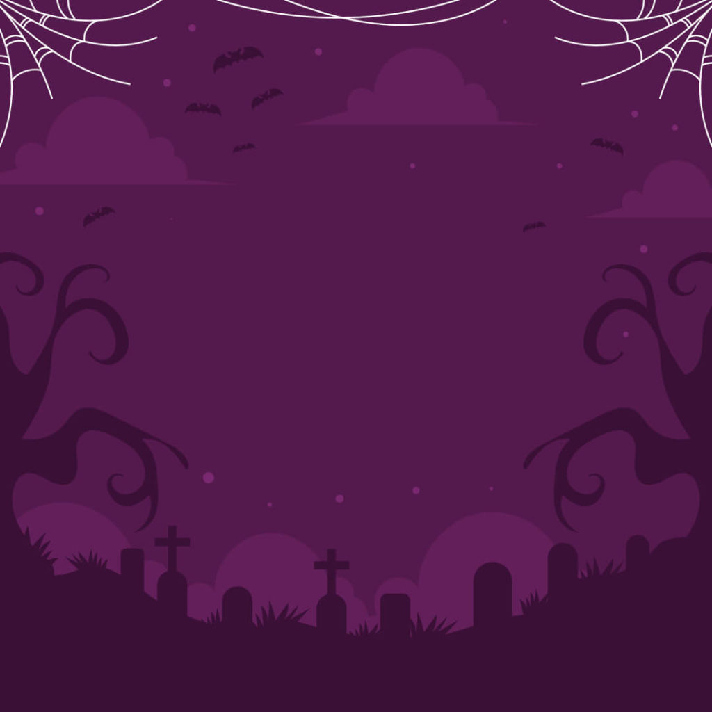 Wine Berry Halloween Card Background
