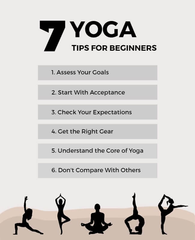 Yoga tips flyer