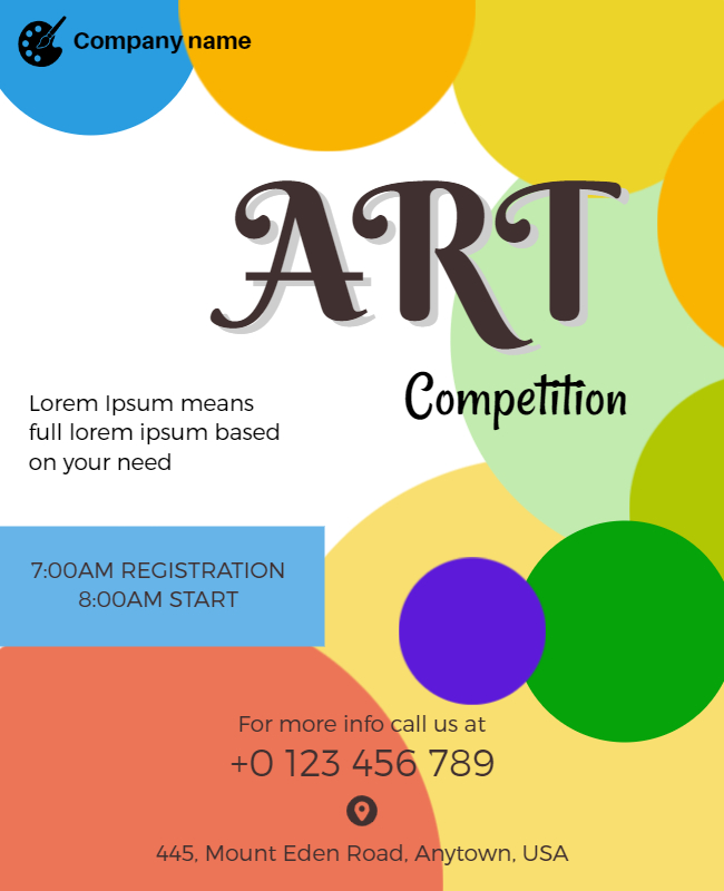 art contest flyers