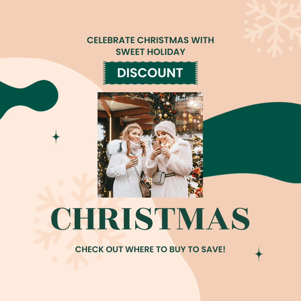 Christmas offer deals instagram post