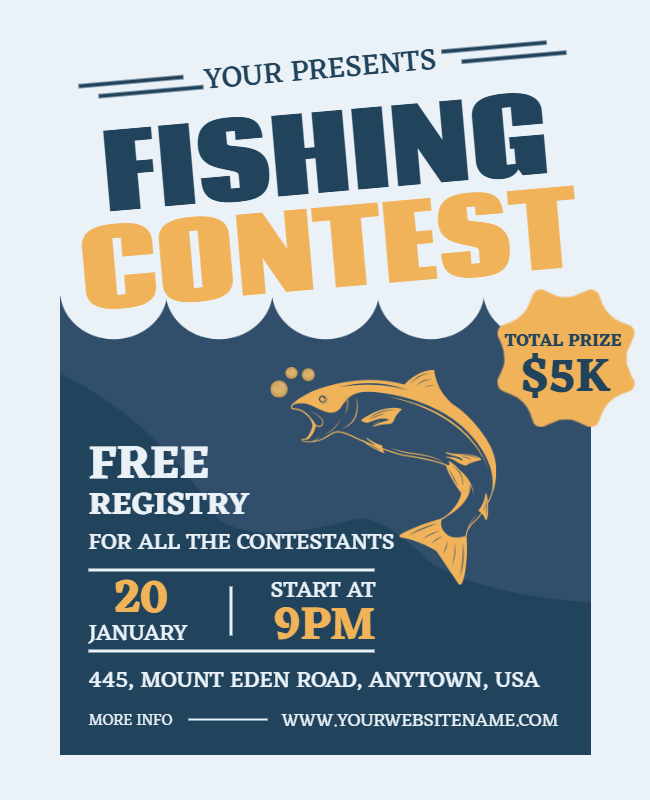 fishing contest flyer examples
