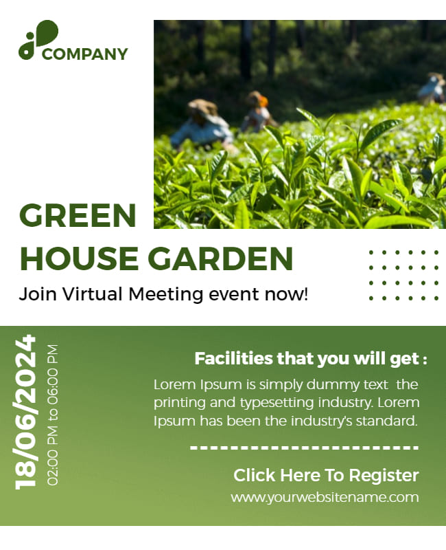 green house meeting flyer